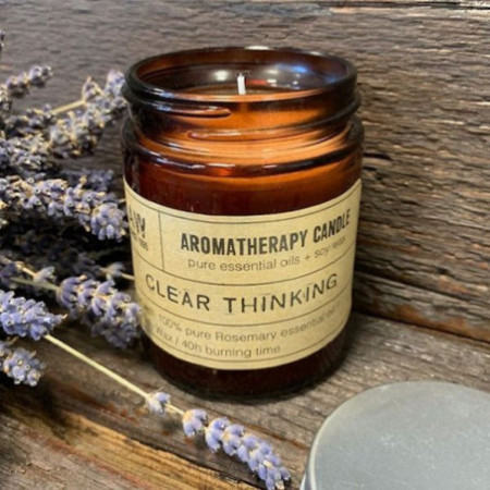 Bougie d'aromathérapie au soja 200 g - Clear Thinking