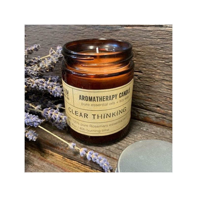 Bougie d'aromathérapie au soja 200 g - Clear Thinking