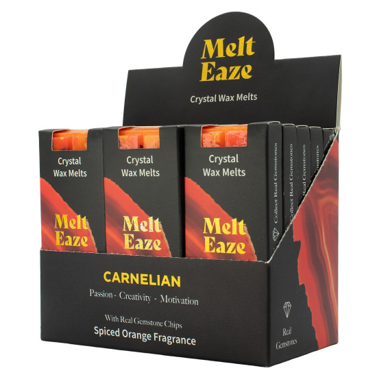 Fondants parfumés MeltEaze 50 g - Feu de cornaline - Orange épicée