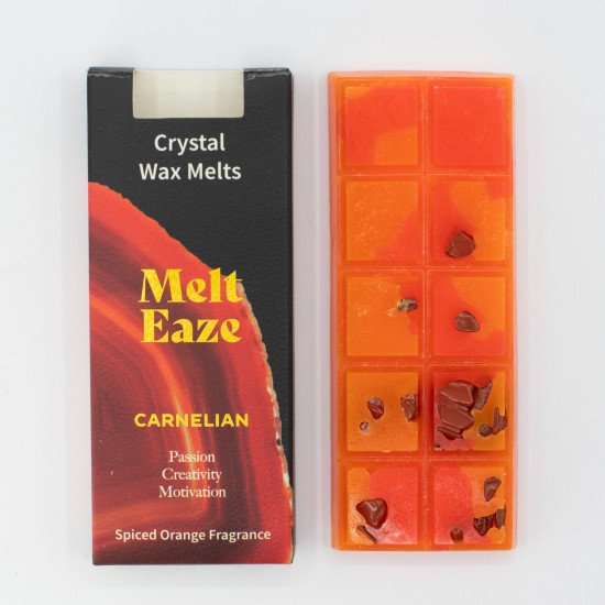 Fondants parfumés MeltEaze 50 g - Feu de cornaline - Orange épicée