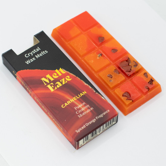 Fondants parfumés MeltEaze 50 g - Feu de cornaline - Orange épicée