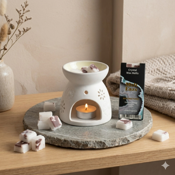 Fondants parfumés MeltEaze 50 g - Éclat de pierre de lune - Violet