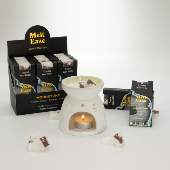 Fondants parfumés MeltEaze 50 g - Éclat de pierre de lune - Violet