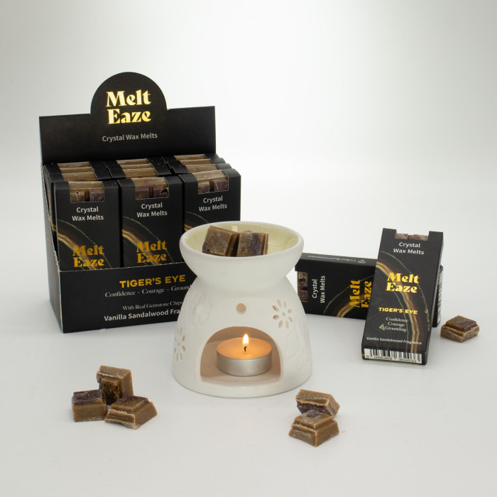 Fondants parfumés MeltEaze 50 g - Œil de tigre - Vanille et bois de santal