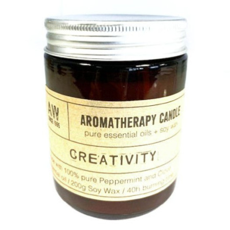 Bougie d'aromathérapie au soja 200 g - Créativité