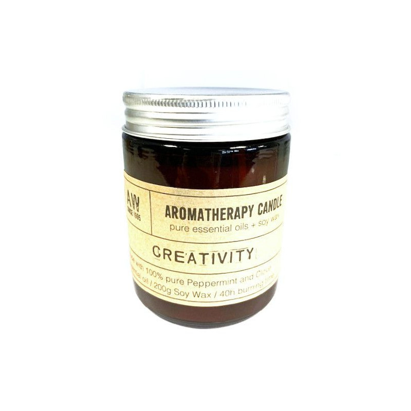 Bougie d'aromathérapie au soja 200 g - Créativité