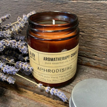 Bougie d'aromathérapie au soja 200 g - Aphrodisiaque