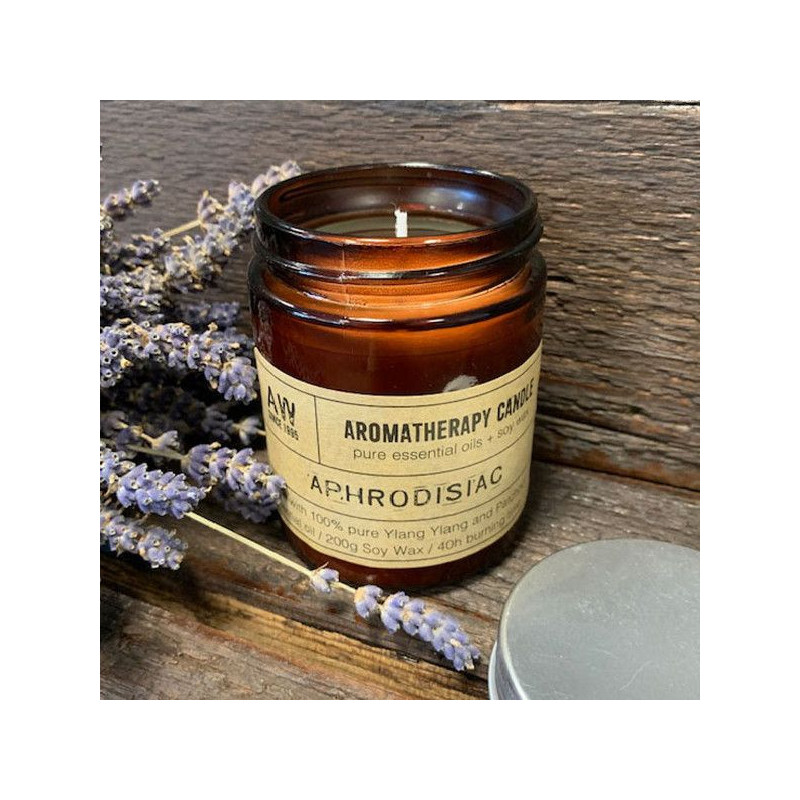 Bougie d'aromathérapie au soja 200 g - Aphrodisiaque
