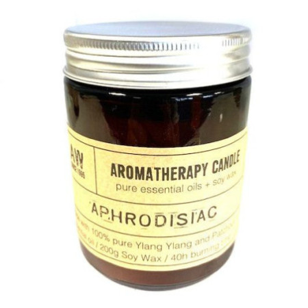 Bougie d'aromathérapie au soja 200 g - Aphrodisiaque