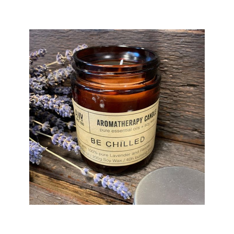 Bougie d'aromathérapie au soja 200 g - Be Chilled