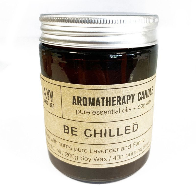 Bougie d'aromathérapie au soja 200 g - Be Chilled