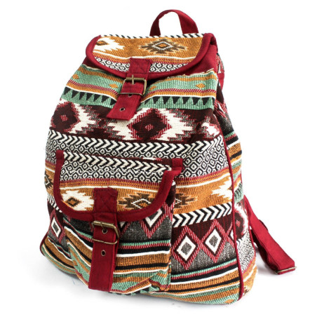 Sac Jacquard - Sac à dos Chocolat