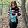 Sac Jacquard - Sac bandoulière bleu sarcelle