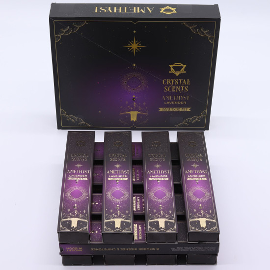 Encens à brûler Amethyst Crystal Scents - Lavande
