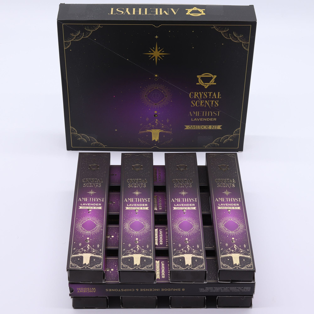 Encens à brûler Amethyst Crystal Scents - Lavande