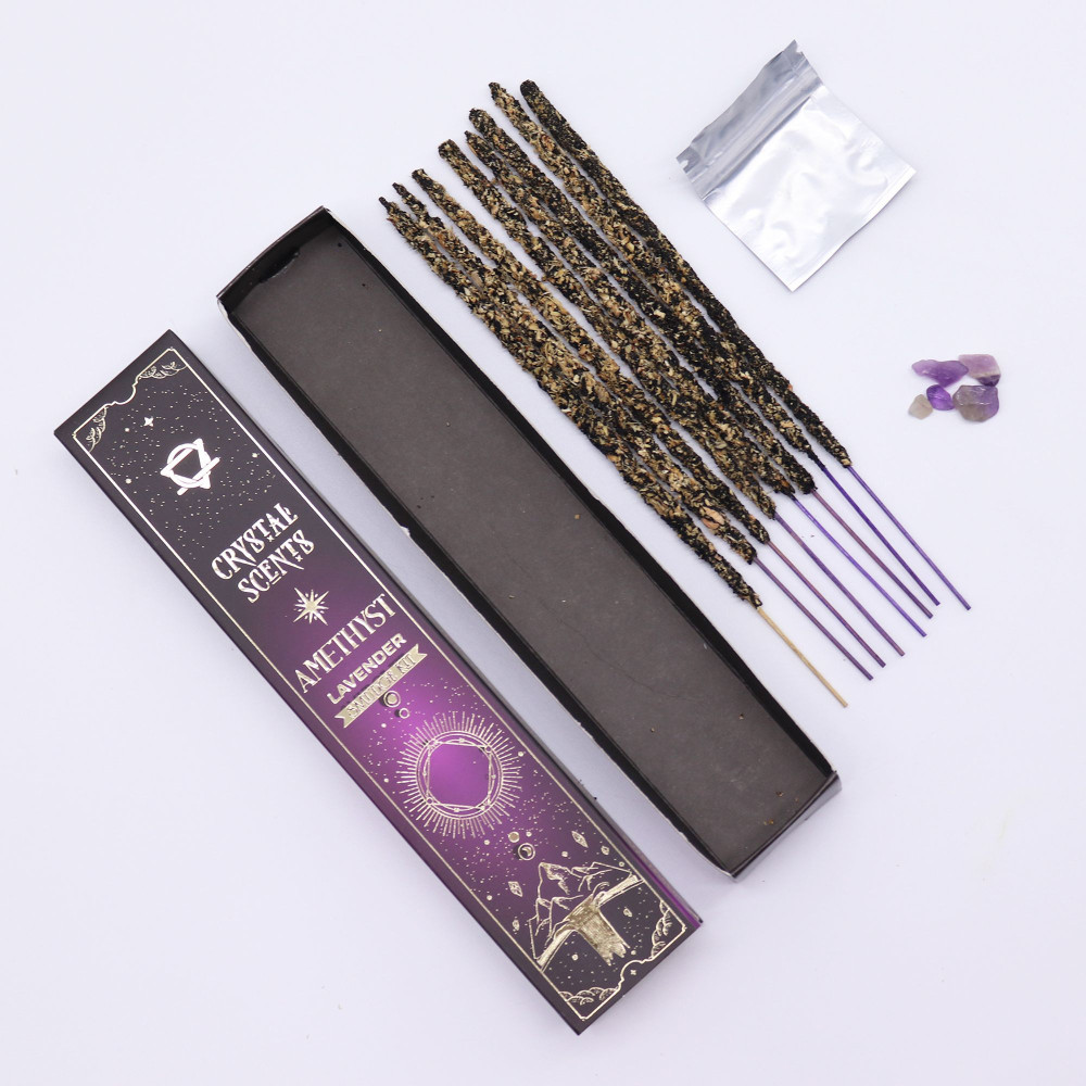 Encens à brûler Amethyst Crystal Scents - Lavande