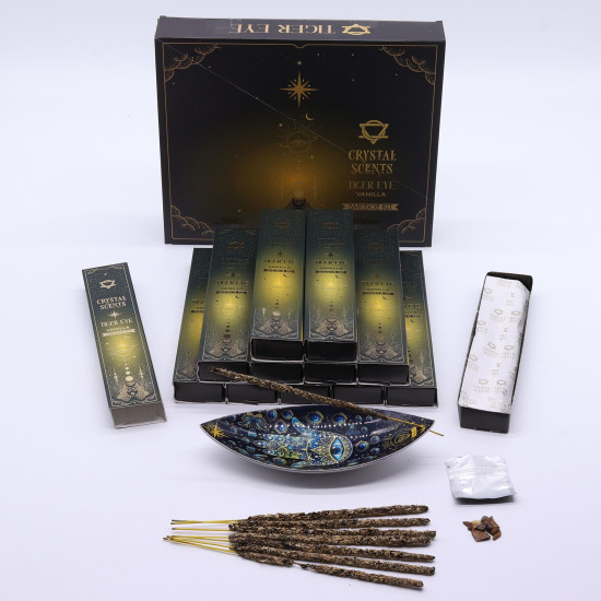 Encens à brûler Tiger Eye Crystal Scents - Vanille