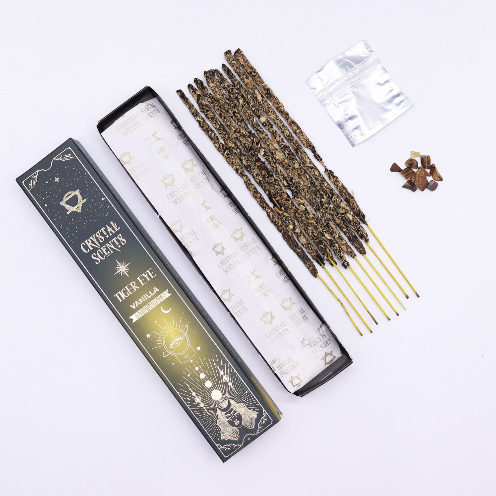 Encens à brûler Tiger Eye Crystal Scents - Vanille