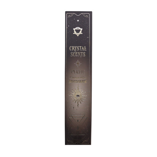 Encens parfumé aux cristaux de pyrite - Cannelle