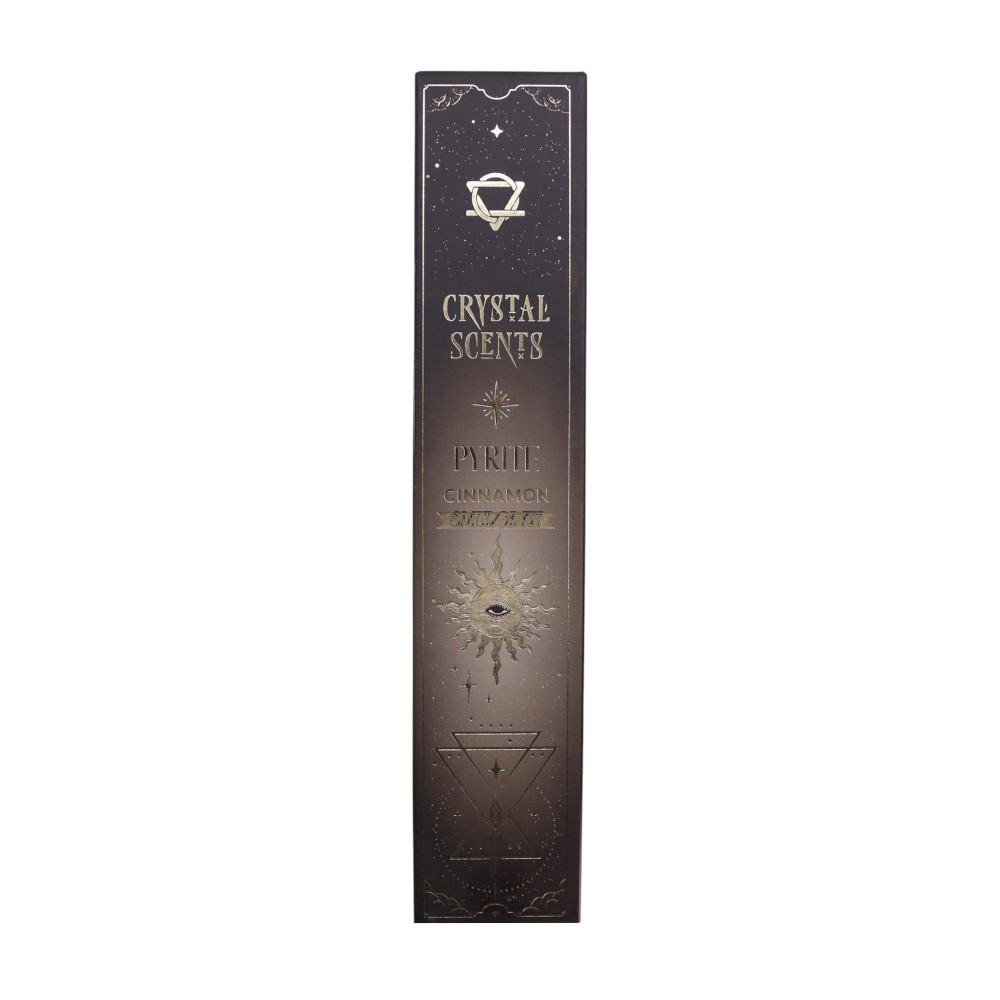 Encens parfumé aux cristaux de pyrite - Cannelle
