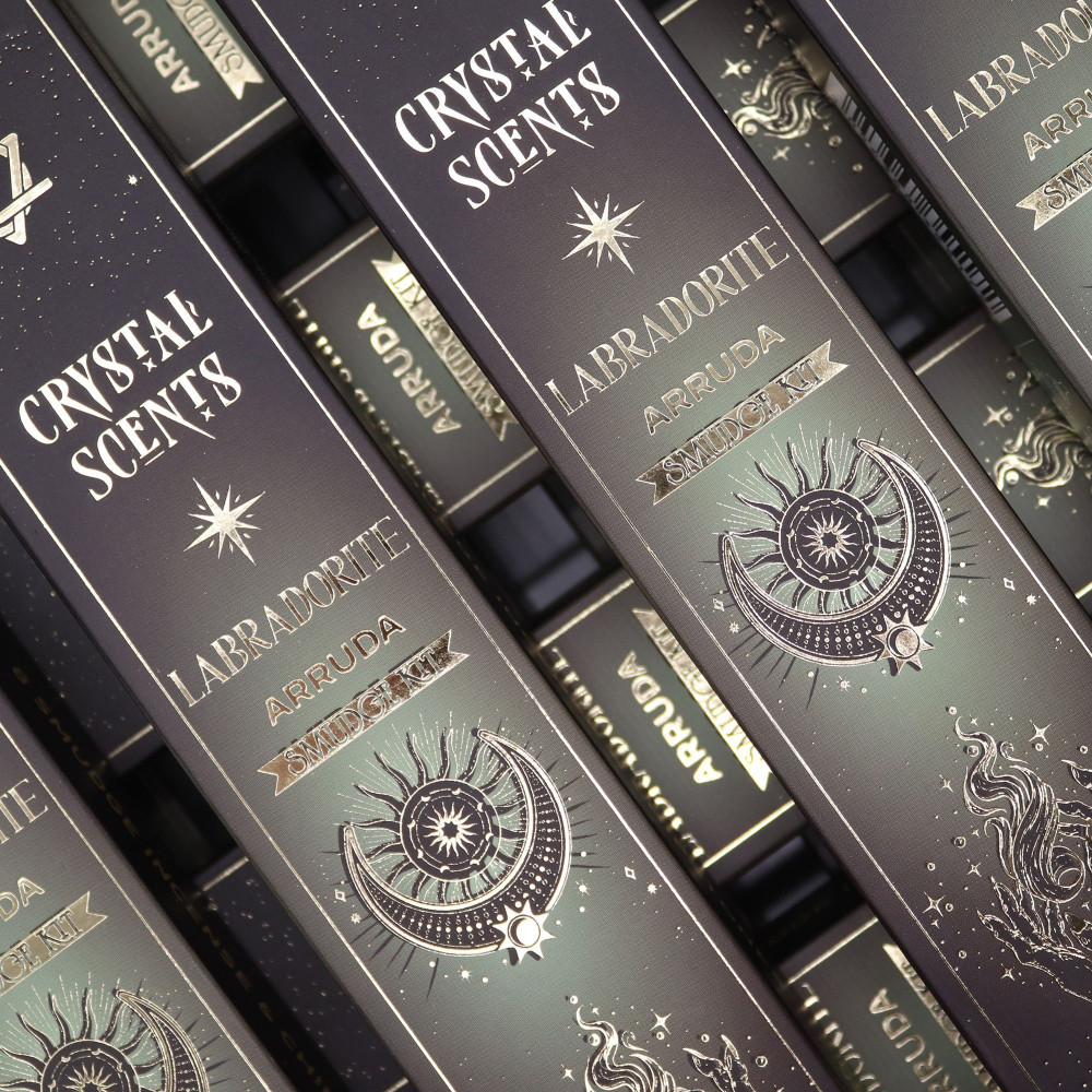 Encens parfumé aux cristaux de labradorite - Arruda