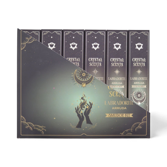 Encens parfumé aux cristaux de labradorite - Arruda