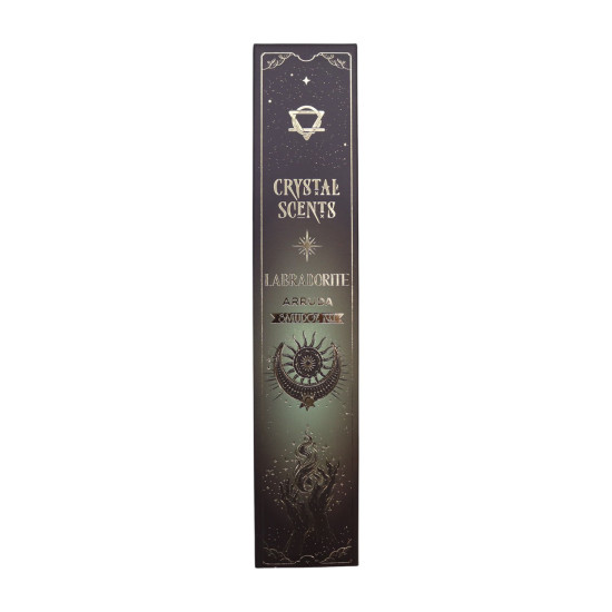Encens parfumé aux cristaux de labradorite - Arruda