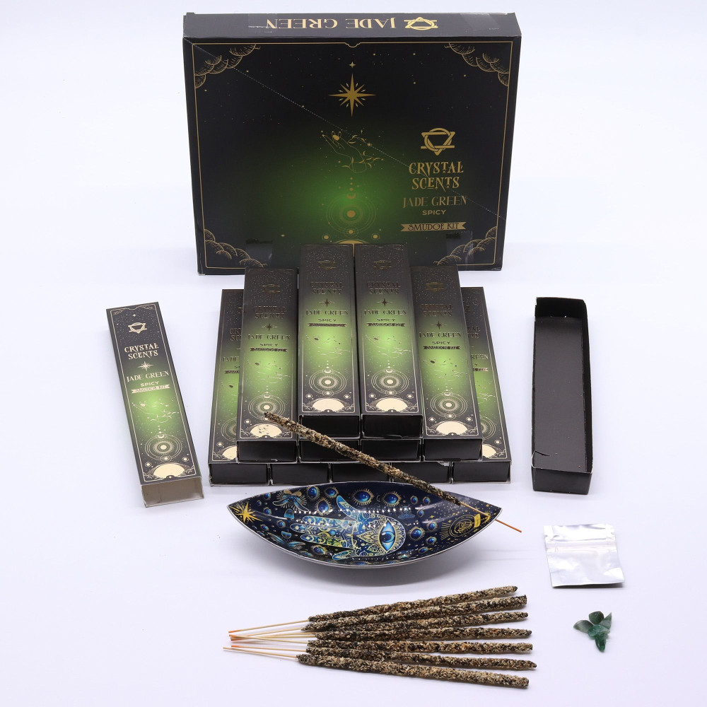 Encens à brûler Jade Crystal Scents - Épicé