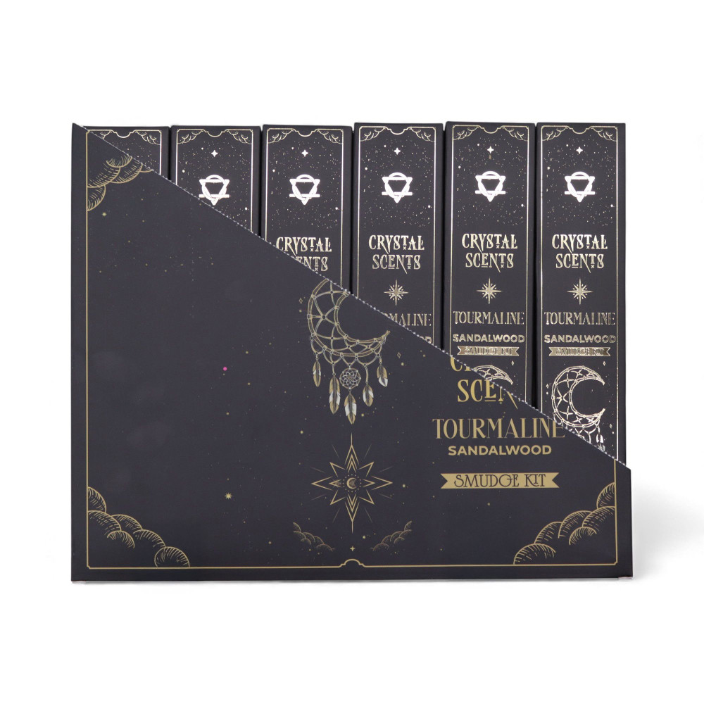 Encens parfumé aux cristaux de tourmaline - Santal