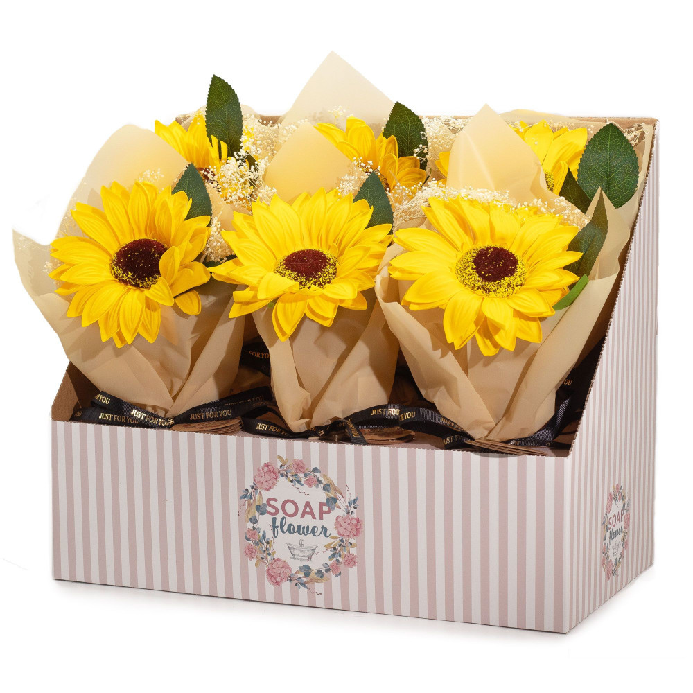 Fleur de savon - Tournesol simple