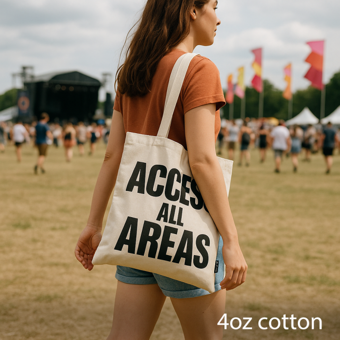 Sac cabas basique emblématique Nomad Sari - ACCESS ALL AREA - Naturel 113 g