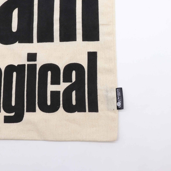 Sac cabas basique iconique Nomad Sari - Je suis magique - Naturel 113 g