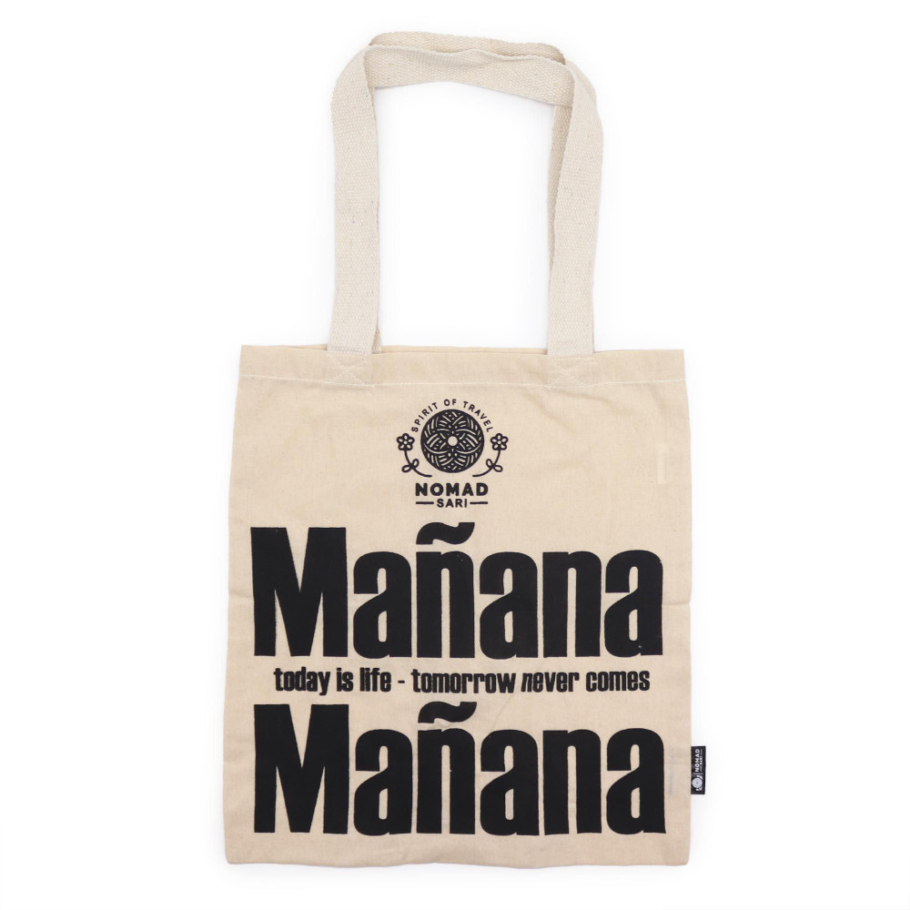 Sac fourre-tout basique emblématique Nomad Sari - Mañana Mañana - Naturel 4oz
