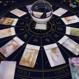 Tapis de lecture de tarot - Zodiaque