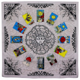Tapis de lecture de tarot - Arbre de vie