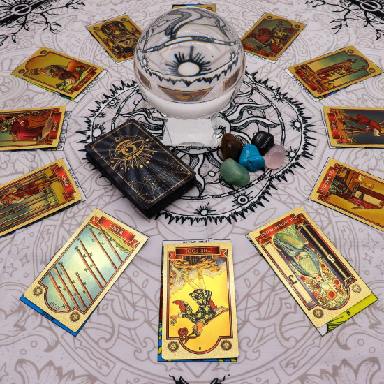 Tapis de lecture de tarot - Arbre de vie