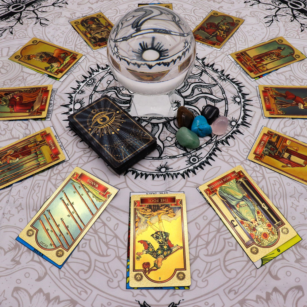 Tapis de lecture de tarot - Arbre de vie