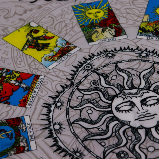 Tapis de lecture de tarot - Arbre de vie