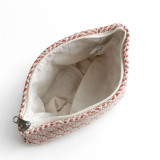 Trousse de toilette Nomad Sari indienne Jacquard - Labyrinthe de corail
