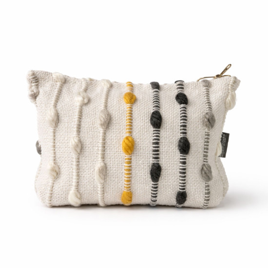 Trousse de toilette Nomad Sari indienne en jacquard - Nœud hippie