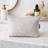 Trousse de toilette Nomad Sari indienne Jacquard - Tissage clair de lune