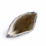 Trousse de toilette Nomad Sari indienne Jacquard - Indigo Echo