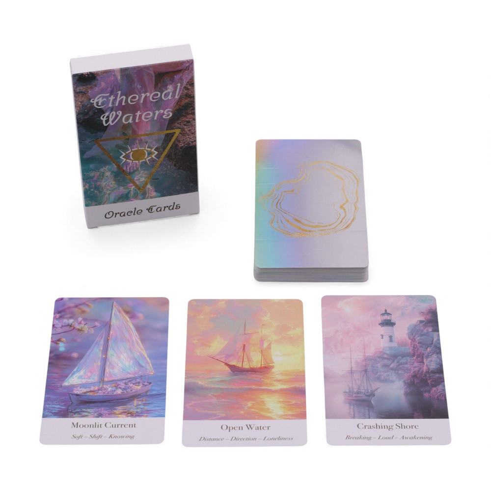 Cartes Oracle des Eaux Éthérées - Sirènes et Clair de Lune