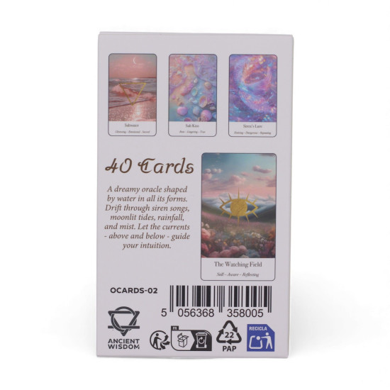 Cartes Oracle des Eaux Éthérées - Sirènes et Clair de Lune