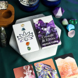 Cartes Oracle Cristaux et Élixirs - Jeu d'Énergie de Guérison