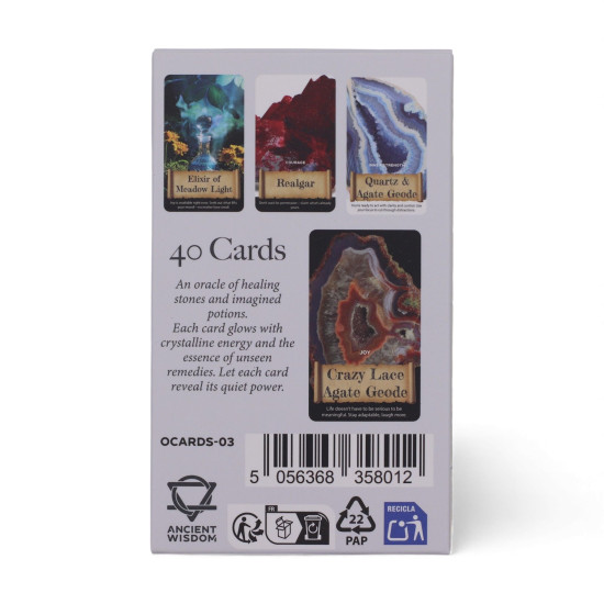 Cartes Oracle Cristaux et Élixirs - Jeu d'Énergie de Guérison