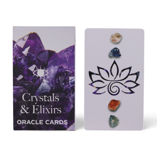 Cartes Oracle Cristaux et Élixirs - Jeu d'Énergie de Guérison