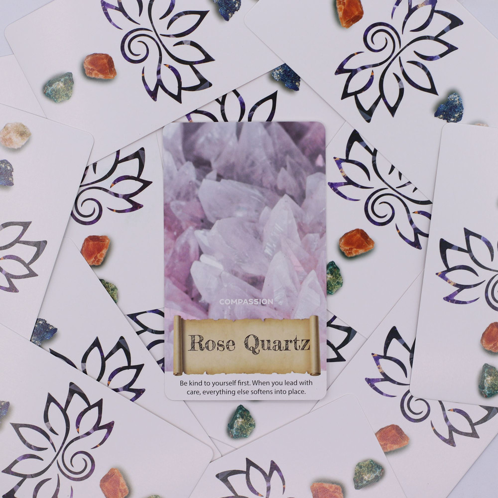 Cartes Oracle Cristaux et Élixirs - Jeu d'Énergie de Guérison