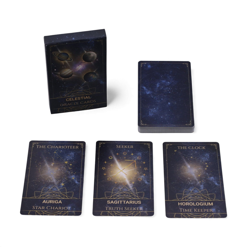 Cartes Oracle de l'Atlas de l'Énergie Céleste - Jeu Spirituel