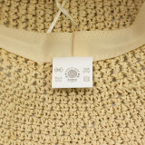 Chapeau de Soleil Floppy en Paille - Beige Naturel